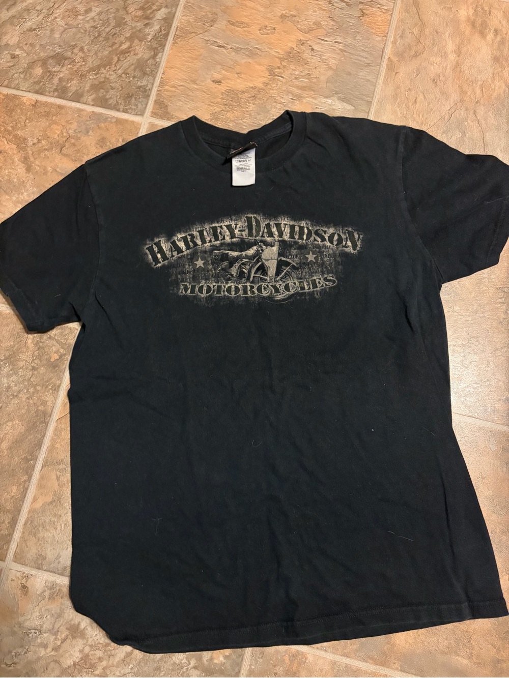 Harley-Davidson Black Tee with Yorktown Gray Logo large